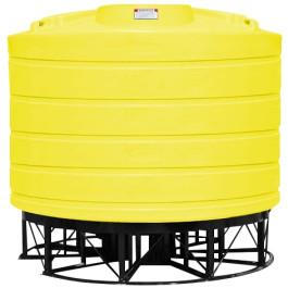 6011 Gallon Yellow Cone Bottom Tank