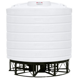 7011 Gallon White Cone Bottom Tank