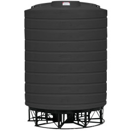 10000 Gallon Black Cone Bottom Tank with Stand