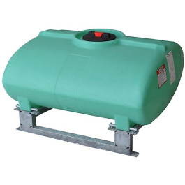 250 Gallon Green Horizontal Sump Bottom Leg Tank w/ Frame