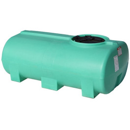 300 Gallon Green Horizontal Sump Bottom Leg Tank