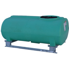 300 Gallon Green Horizontal Sump Bottom Leg Tank w/ Frame