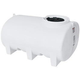 500 Gallon White Horizontal Sump Bottom Leg Tank
