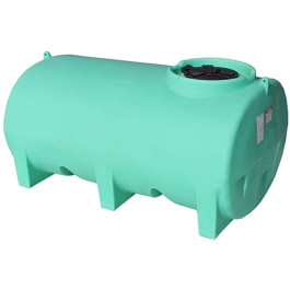 800 Gallon Green Horizontal Sump Bottom Leg Tank