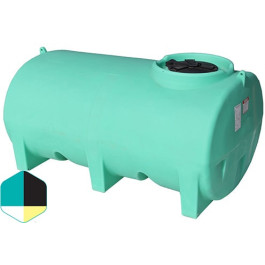 800 Gallon Black Horizontal Sump Bottom Leg Tank