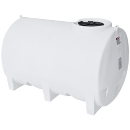 1000 Gallon White Horizontal Sump Bottom Leg Tank