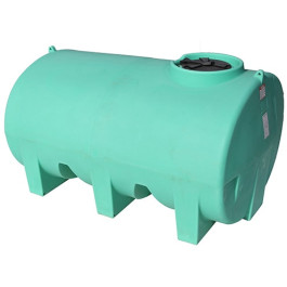 1200 Gallon Green Horizontal Sump Bottom Leg Tank
