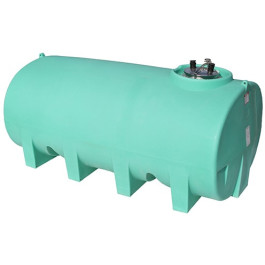 1600 Gallon Green Horizontal Sump Bottom Leg Tank