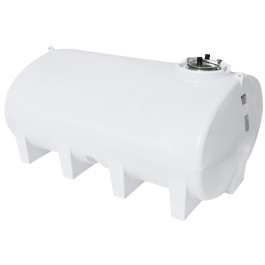 2800 Gallon White Horizontal Sump Bottom Leg Tank