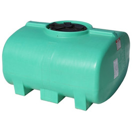 250 Gallon Green Horizontal Leg Tank