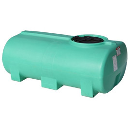 300 Gallon Green Horizontal Leg Tank