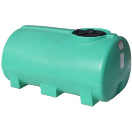 400 Gallon Green Horizontal Leg Tank