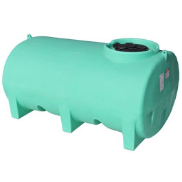 800 Gallon Green Horizontal Leg Tank