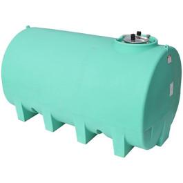 2200 Gallon Green Horizontal Leg Tank