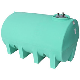 2500 Gallon Green Horizontal Leg Tank