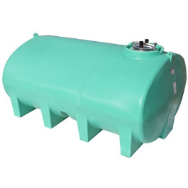 2800 Gallon Green Horizontal Leg Tank