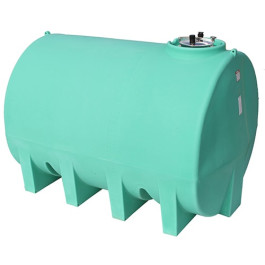 3000 Gallon Green Horizontal Leg Tank
