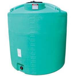 1400 Gallon Green Vertical Storage Tank