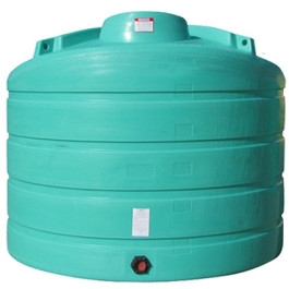 2520 Gallon Green Vertical Storage Tank