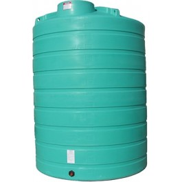 3000 Gallon Green Vertical Storage Tank