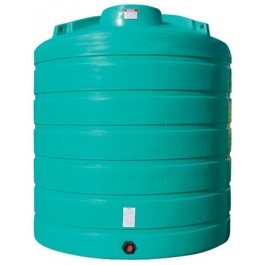 3100 Gallon Green Vertical Storage Tank
