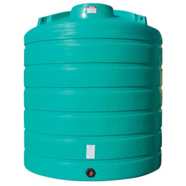 4000 Gallon Green Vertical Storage Tank
