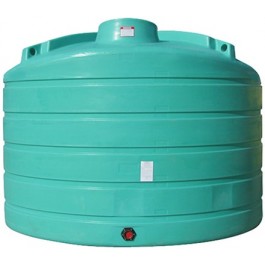 6011 Gallon Green Vertical Storage Tank