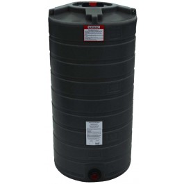 150 Gallon Black Vertical Water Storage Tank