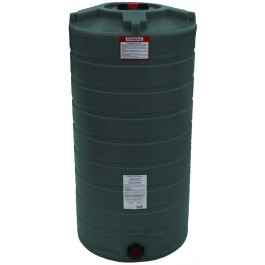 150 Gallon Dark Green Vertical Water Storage Tank