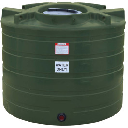 550 Gallon Mist Green Vertical Water Storage Tank
