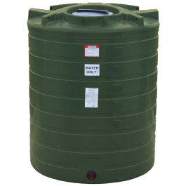 870 Gallon Mist Green Vertical Water Storage Tank