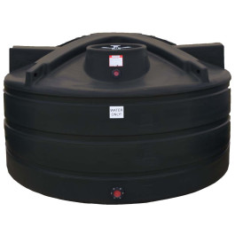 1125 Gallon Black Vertical Water Storage Tank