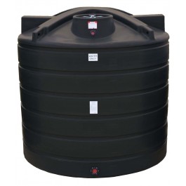 3100 Gallon Black Vertical Water Storage Tank