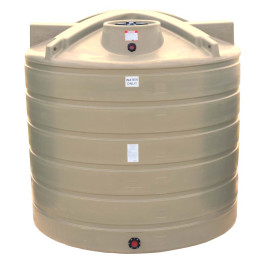 5050 Gallon Beige Vertical Water Storage Tank