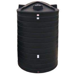 5200 Gallon Black Vertical Water Storage Tank