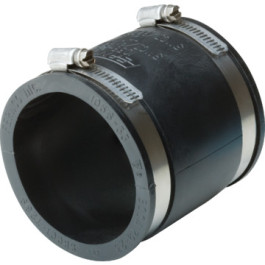 3" PVC to PVC / Cast Iron to Cast Iron EPDM Flex Coupling
