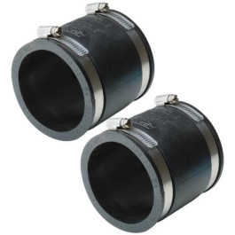 3" EPDM Flex Coupler Set for Above Ground Septic Tanks