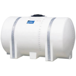 325 Gallon White Horizontal Leg Tank