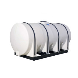 1750 Gallon White Horizontal Leg Tank