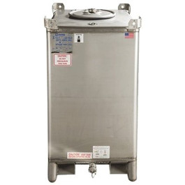 550 Gallon 304 Stainless Steel LiquiTote IBC Tote Tank