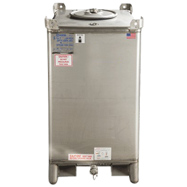 550 Gallon 304 Stainless Steel LiquiTote IBC Tote Tank