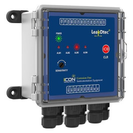 Four Channel LeakDtec LDP Leak Detection Controller, Audible Visual Alarm
