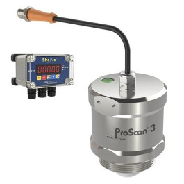 2" Levelpro 316SS Blind ProScan 3 Radar Level Transmitter with Shopro Display