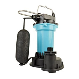 1/4 HP Little Giant Automatic Submersible Sump Pump, 25' Cord