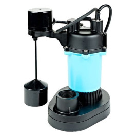 1/3 HP Little Giant BSP33V Automatic Submersible Sump Pump, 115V, 8' Cord