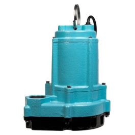 4/10 HP Little Giant 9ECH-CIM Manual Submersible Effluent Pump, 115V, 30' Cord