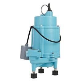 1 HP Little Giant 16G-F151-20 Automatic Submersible Grinder Pump, 115V, 20' Cord