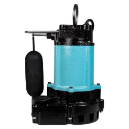 1/2 HP Little Giant 10ECH-CIA-SFS Automatic Submersible Effluent Pump, 115V, 30' Cord