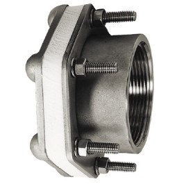 3" 316 SS Female NPT Bolted Fitting w/ VITON Gasket
