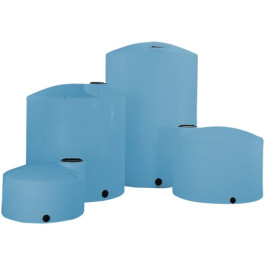 11000 Gallon Light Blue Heavy Duty Vertical Storage Tank